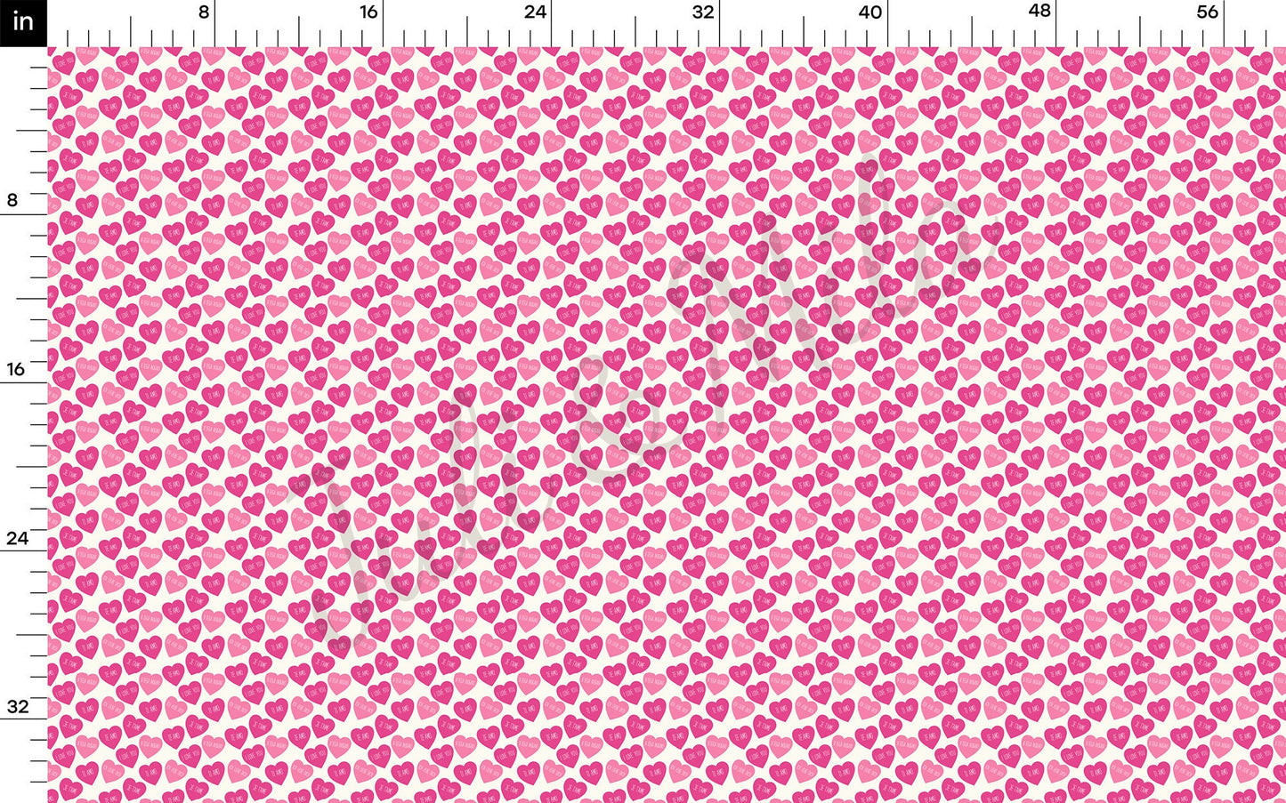 Valentines Day  Bullet Textured Fabric AA1051