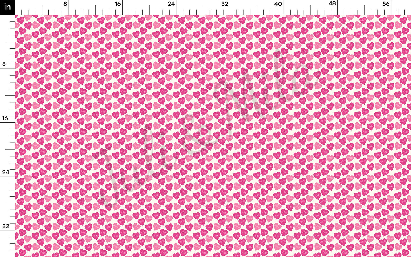 Valentines Day  Bullet Textured Fabric AA1051