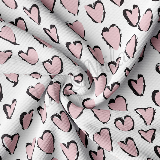 Valentines Day Bullet Textured Fabric  AA1054