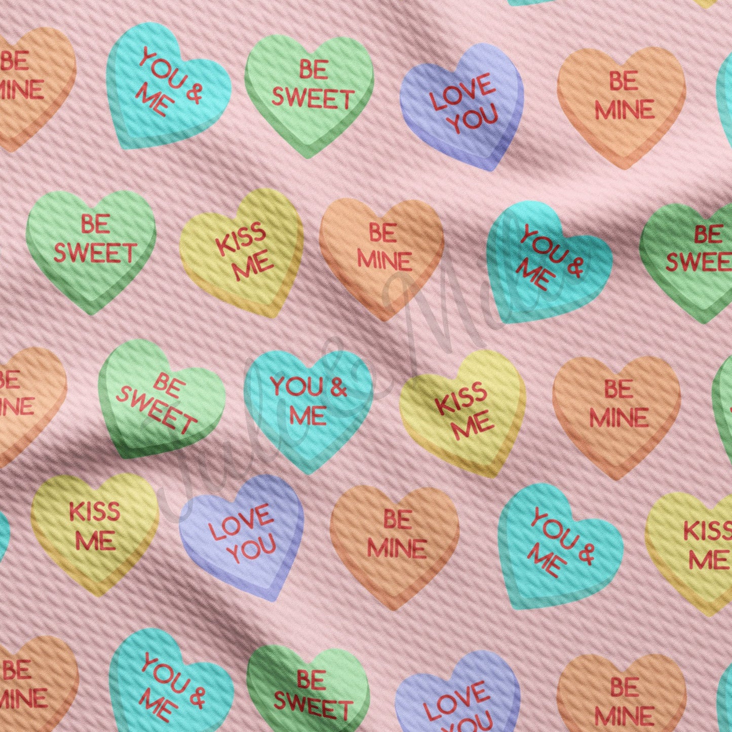 Valentines Day Bullet Textured Fabric AA1055