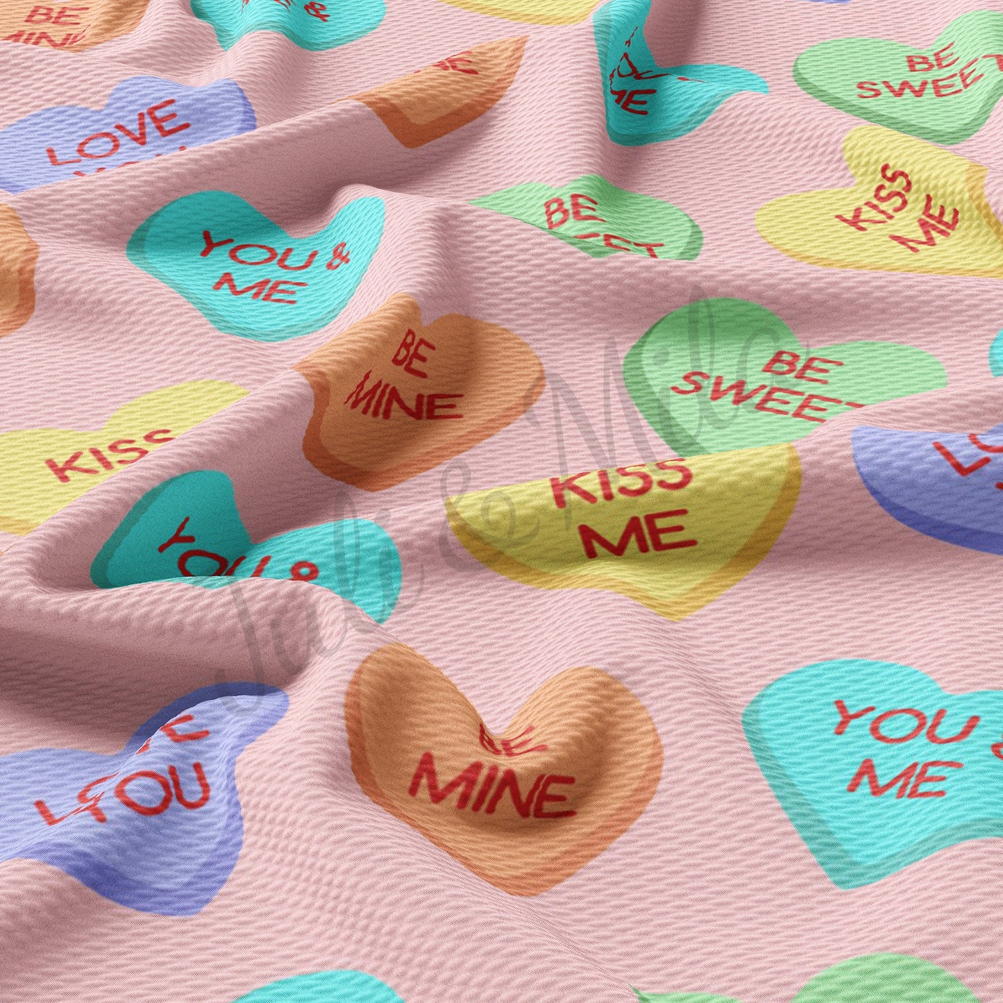 Valentines Day Bullet Textured Fabric AA1055