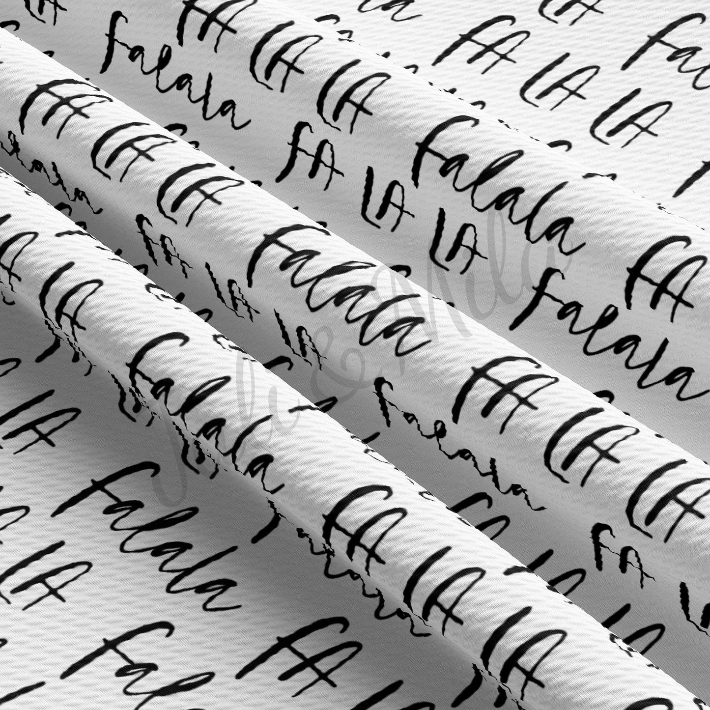 Christmas Fa la la Bullet Textured Fabric AA1068