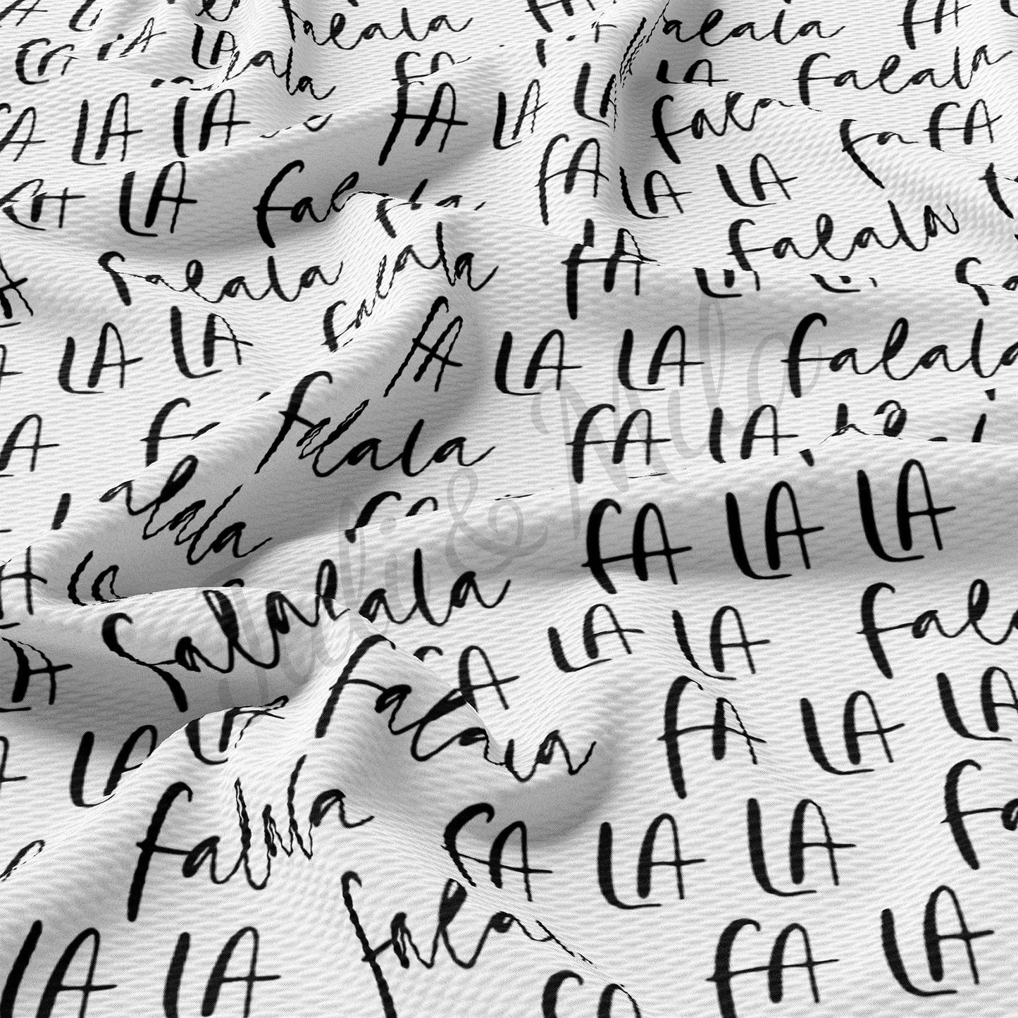 Christmas Fa la la Bullet Textured Fabric AA1068