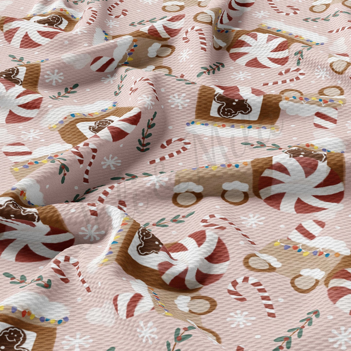 Christmas Bullet Textured Fabric AA966