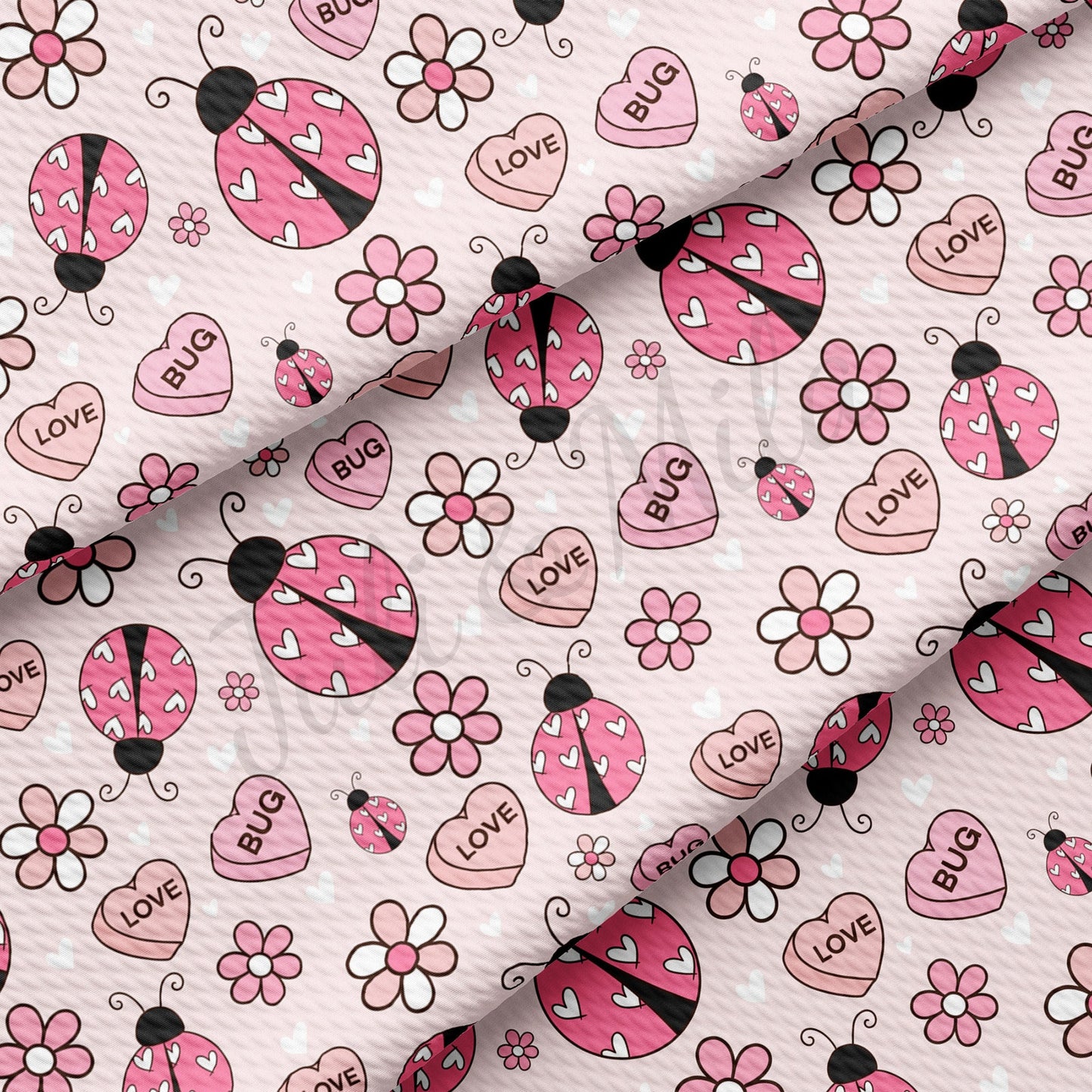 Valentines Day  Bullet Textured Fabric AA979