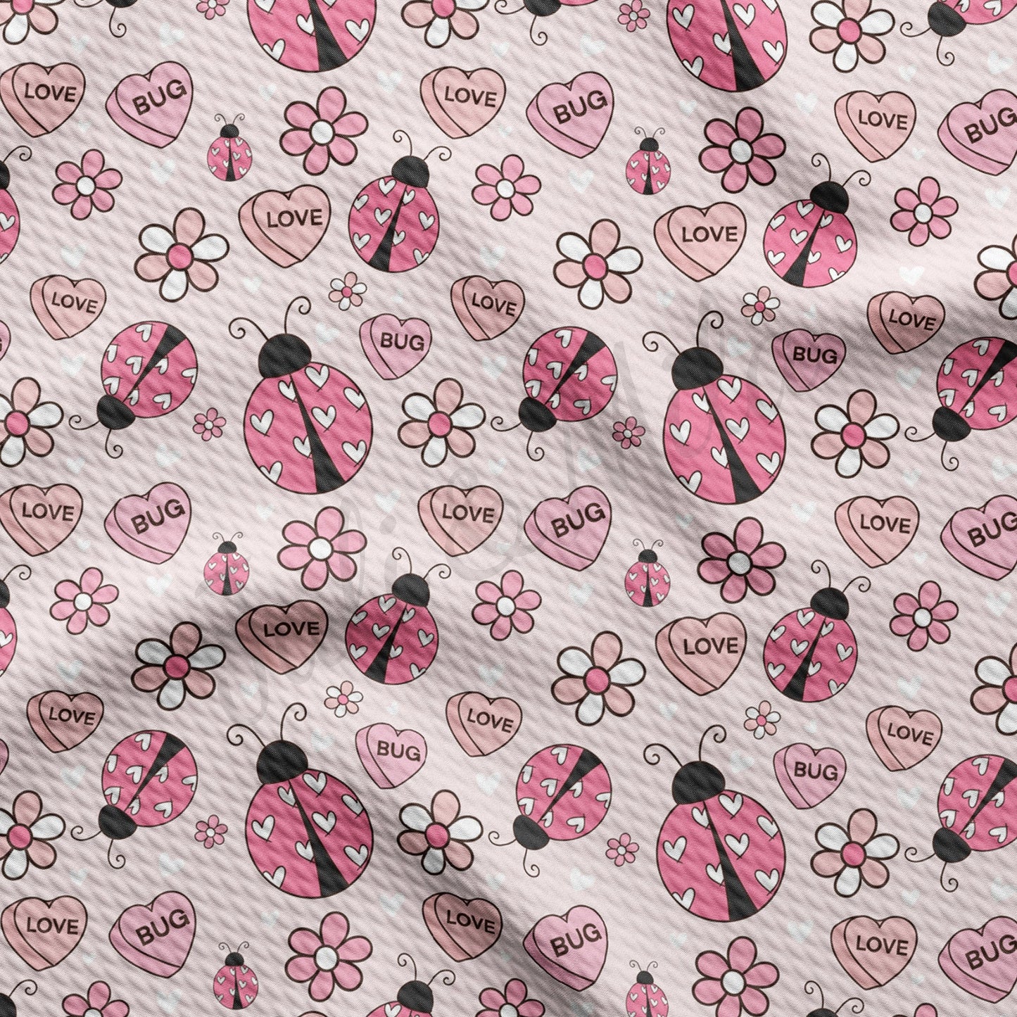 Valentines Day  Bullet Textured Fabric AA979