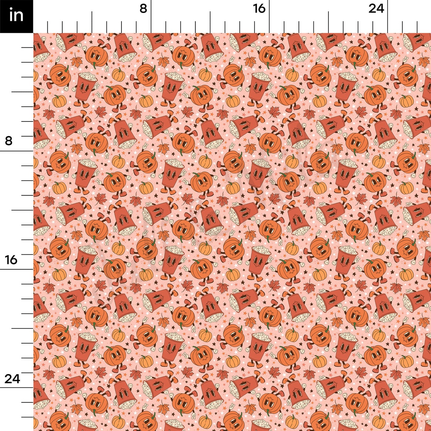 Pumpkin Bullet Textured Fabric AA994