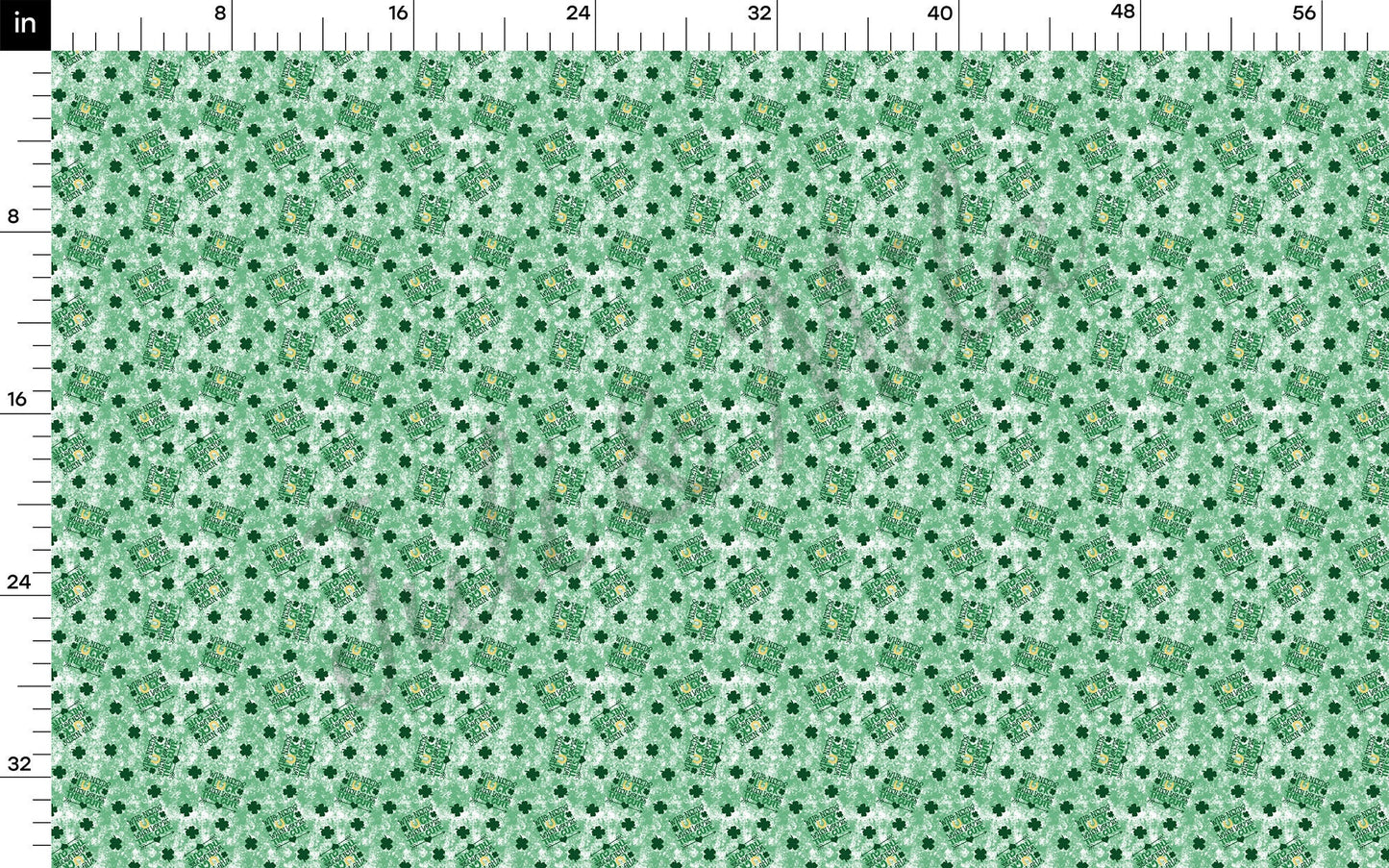 St.Patricks Day  Bullet Textured Fabric  AA1017