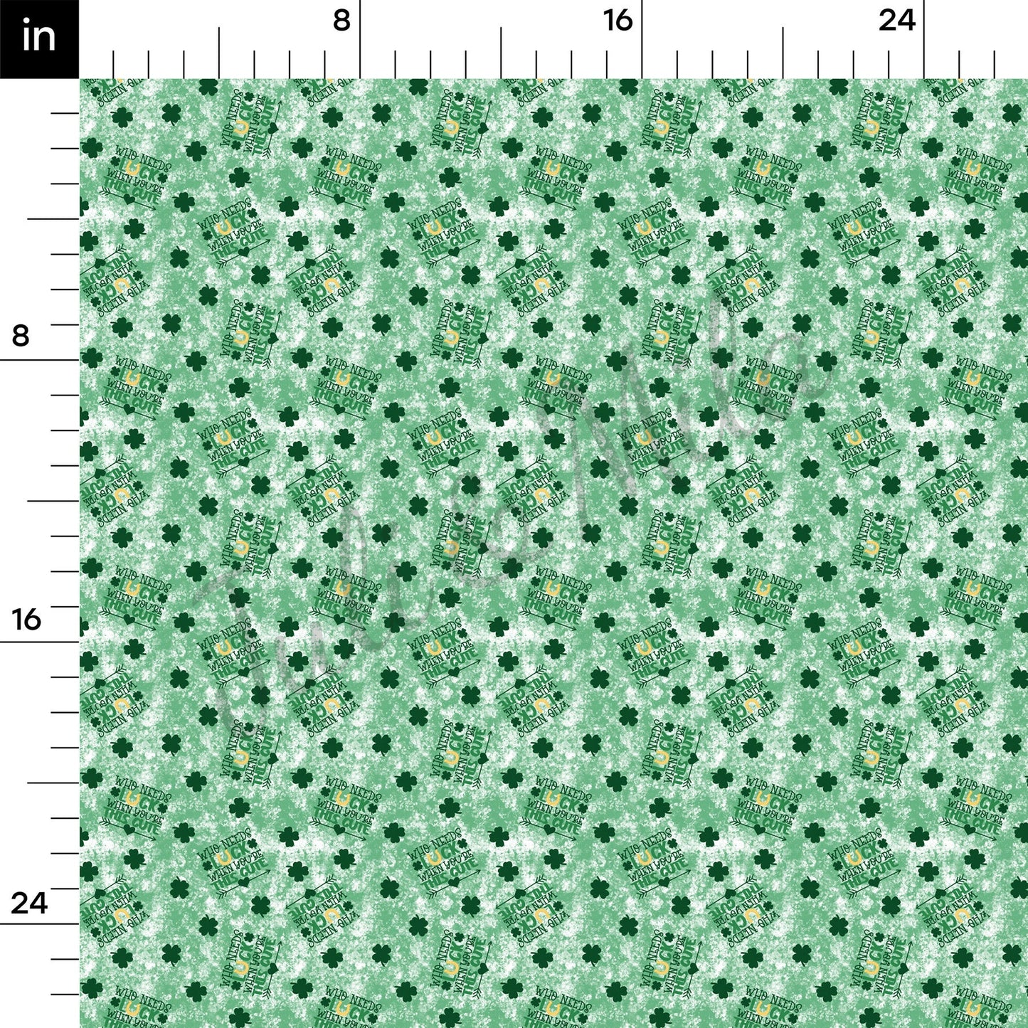 St.Patricks Day  Bullet Textured Fabric  AA1017
