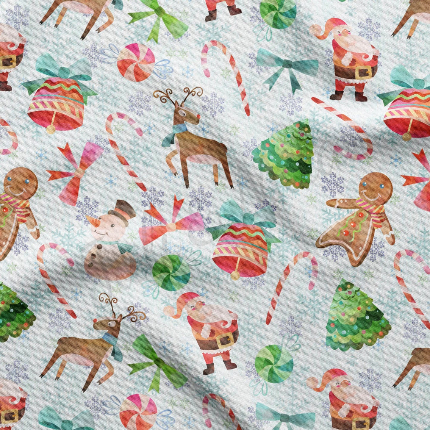 Christmas Bullet Textured Fabric AA1024