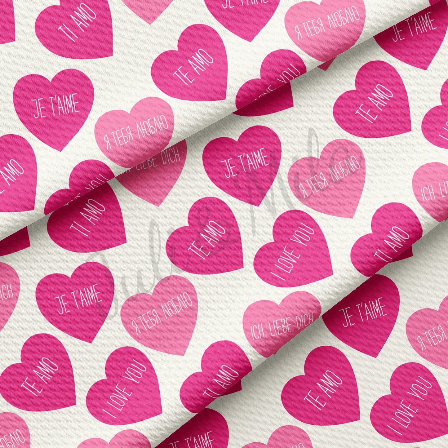 Valentines Day  Bullet Textured Fabric AA1051