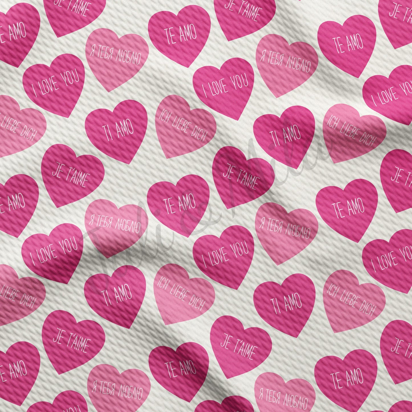 Valentines Day  Bullet Textured Fabric AA1051