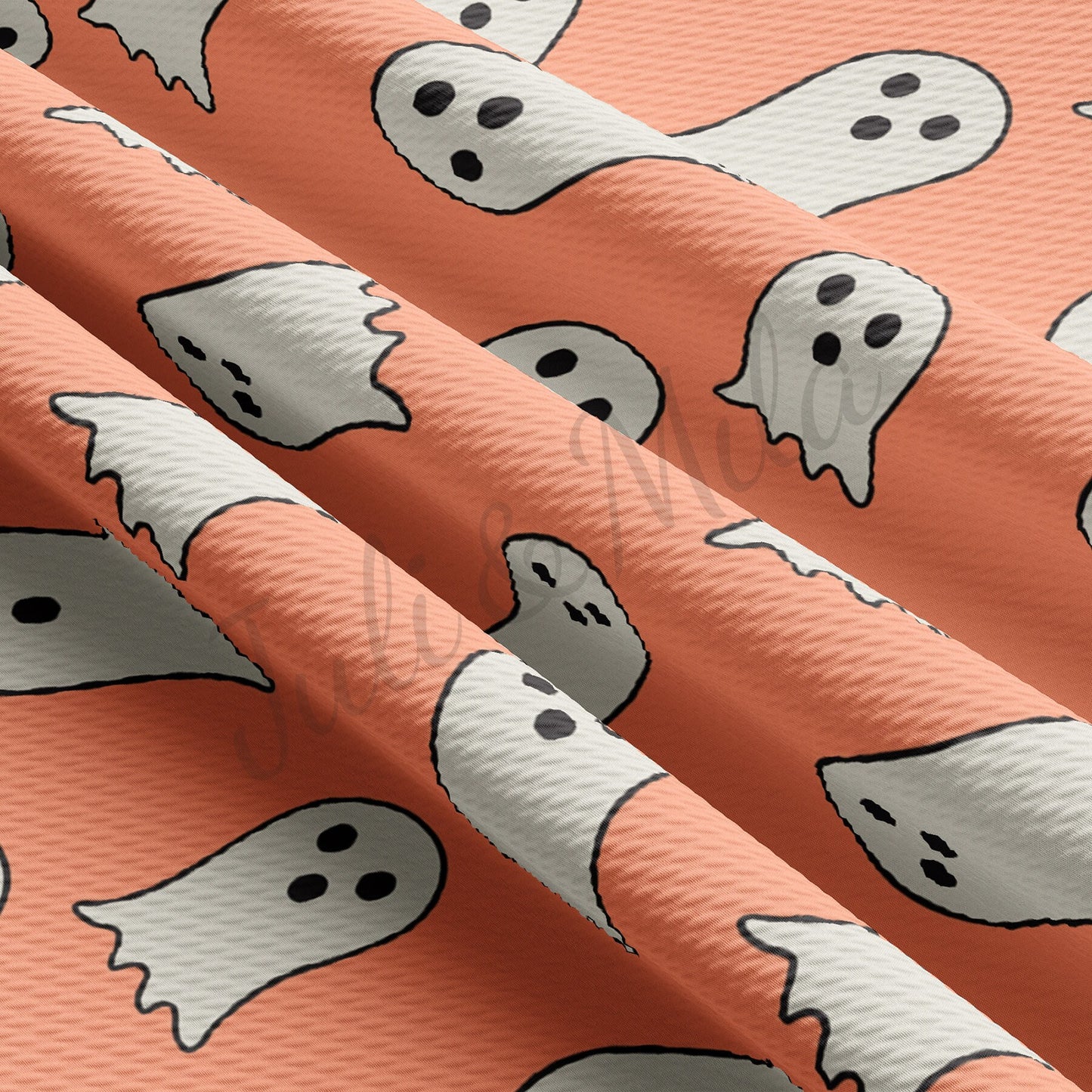 Halloween Ghost  Bullet Textured Fabric AA1061