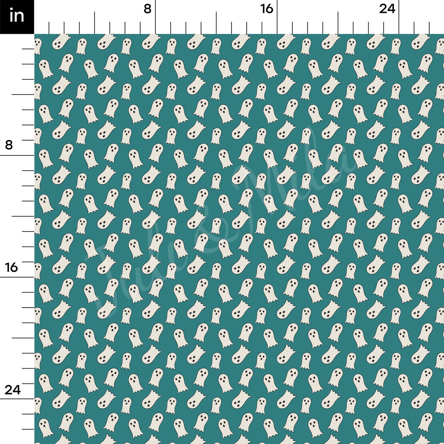 Halloween Ghost  Bullet Textured Fabric AA1062