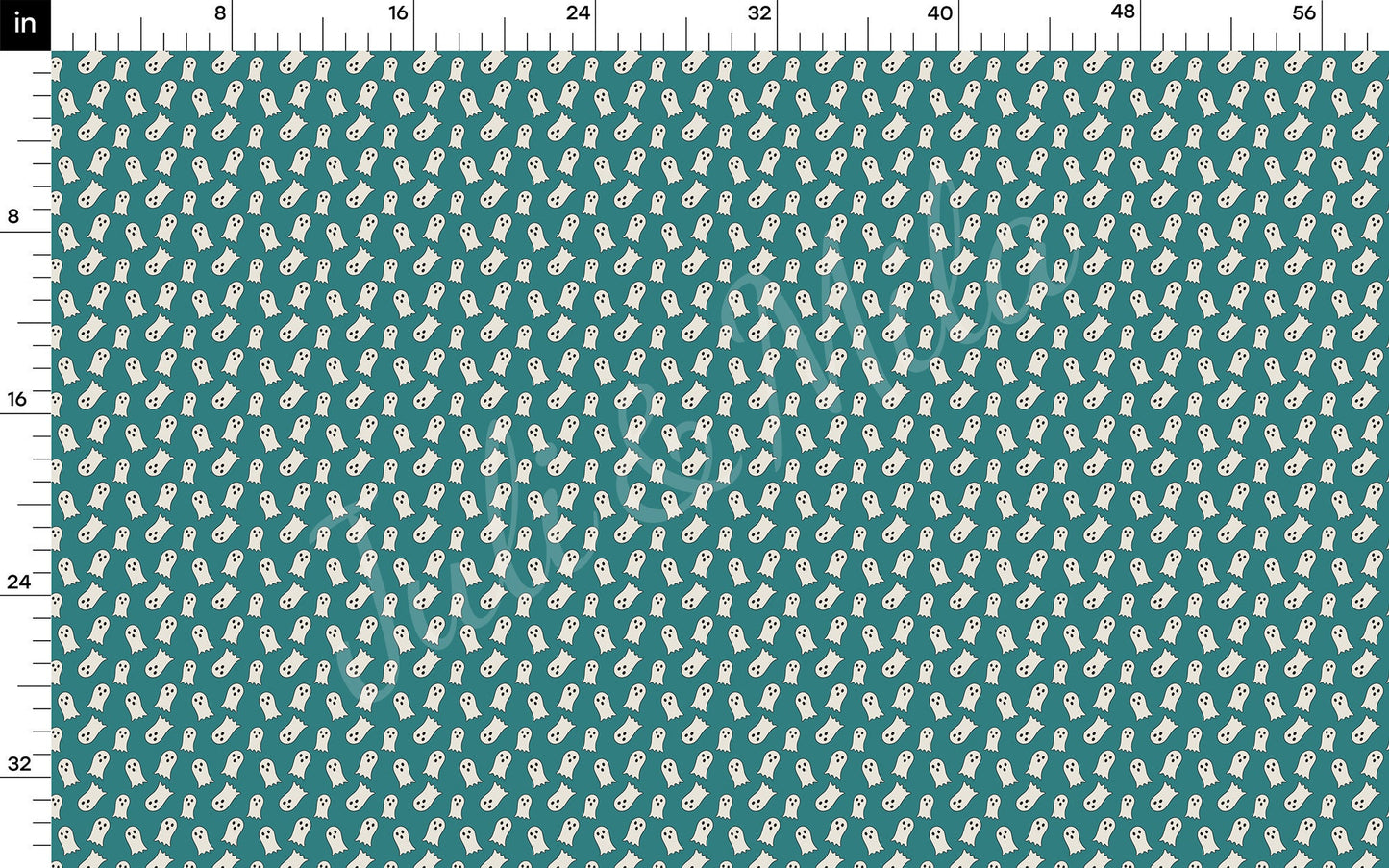 Halloween Ghost  Bullet Textured Fabric AA1062