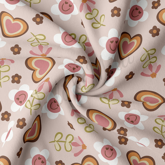 DBP Fabric Double Brushed Polyester Fabric DBPvalfloral