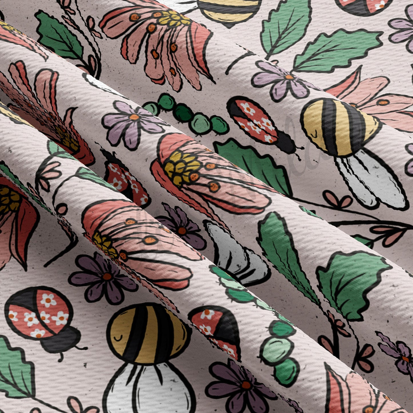 Bees Bullet Textured Fabric  AA1122