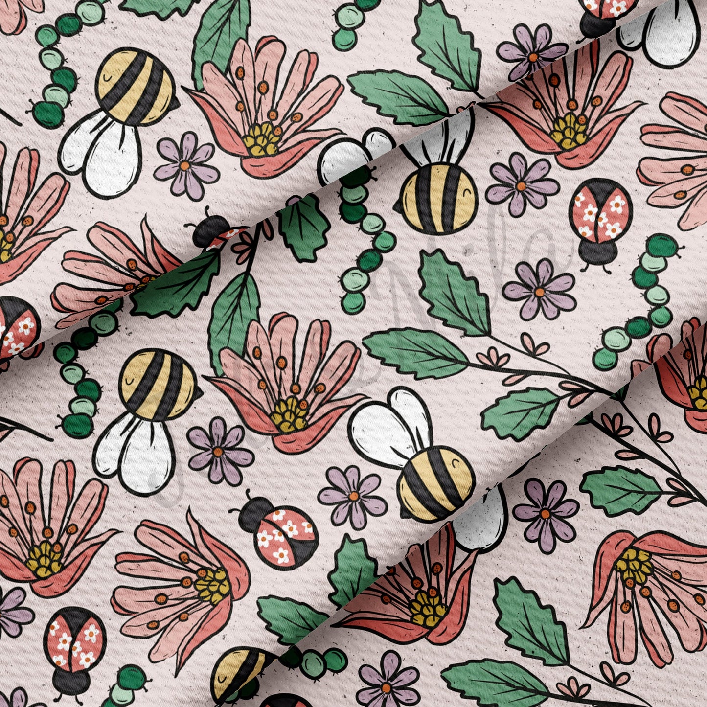 Bees Bullet Textured Fabric  AA1122