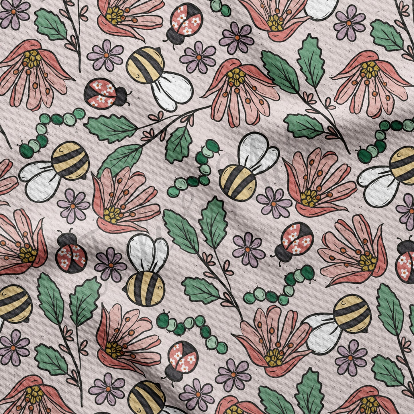 Bees Bullet Textured Fabric  AA1122