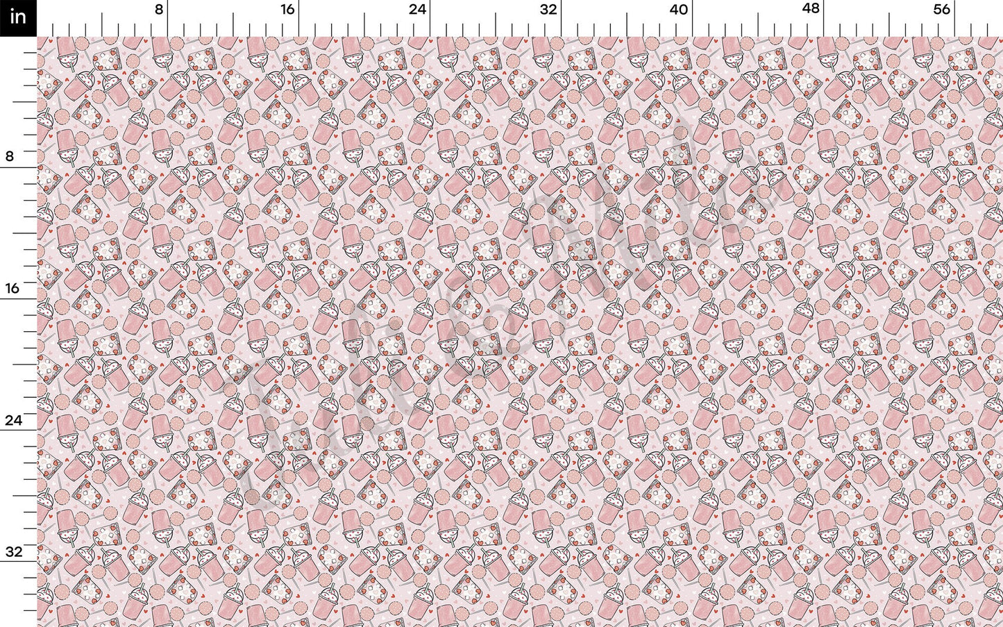 Valentines Day Bullet Textured Fabric  AA1128