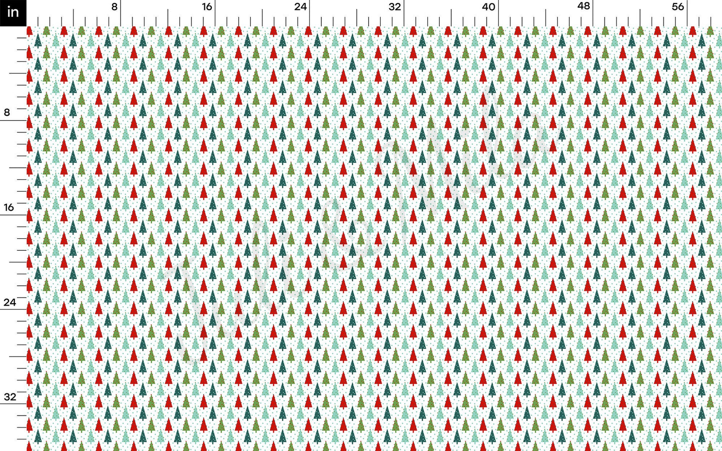 Rib Knit Fabric  RBKchristmasseries53
