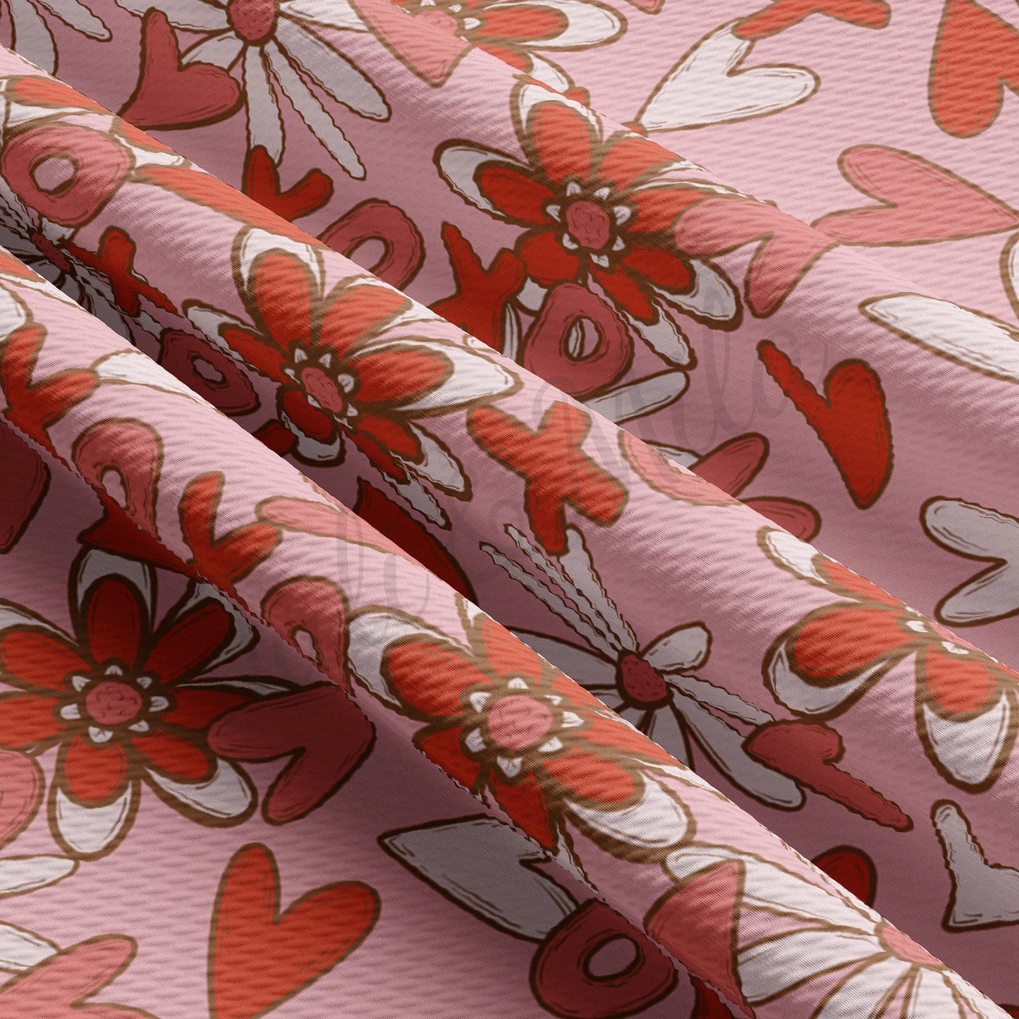 Valentines Day  Bullet Textured Fabric AA1156