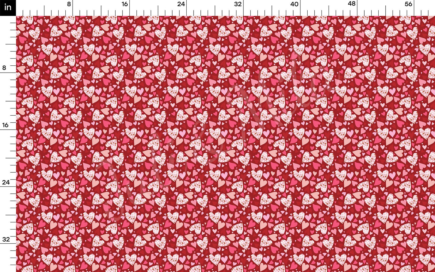 Valentines Day  Bullet Textured Fabric AA1180