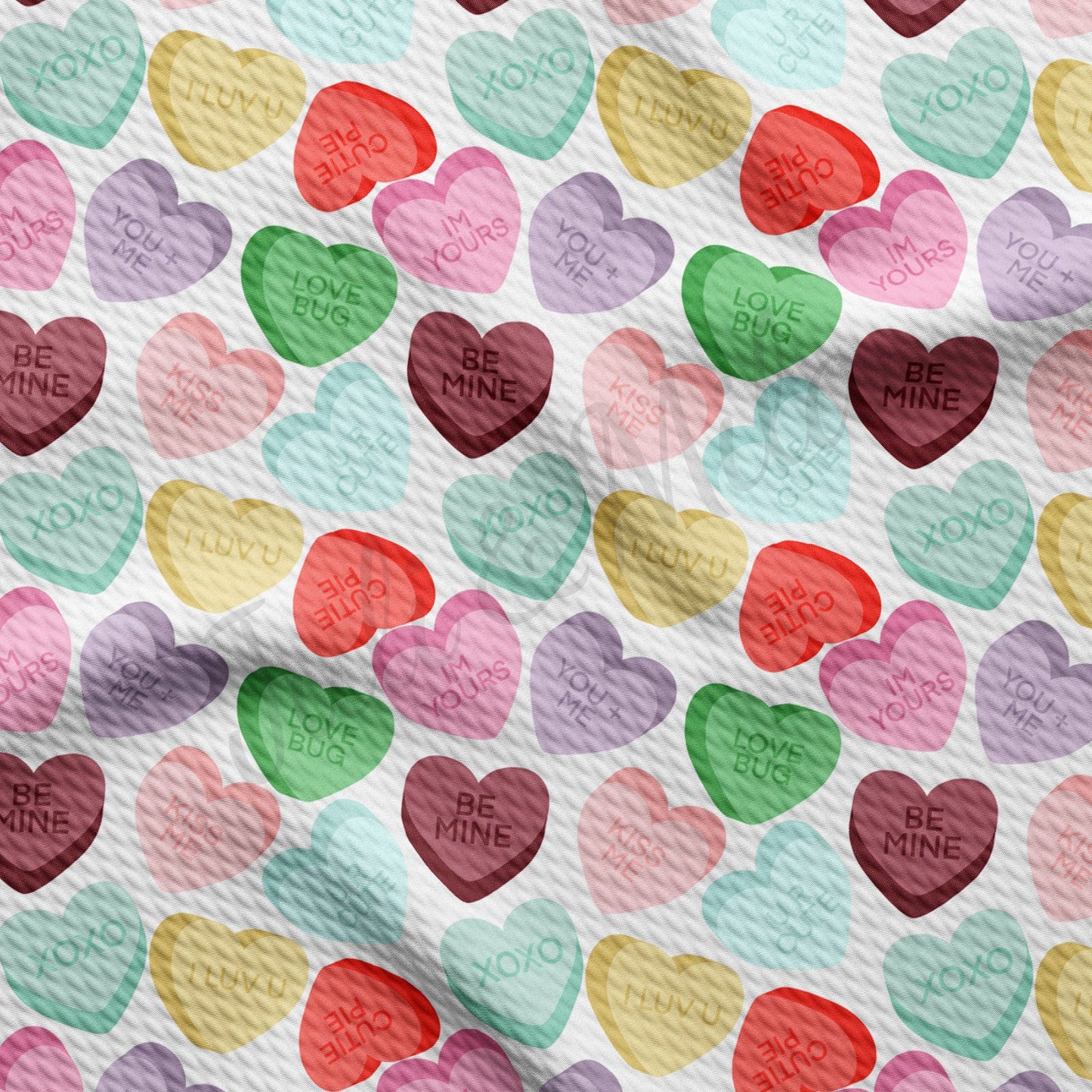 Valentines Day  Bullet Textured Fabric  AA1184