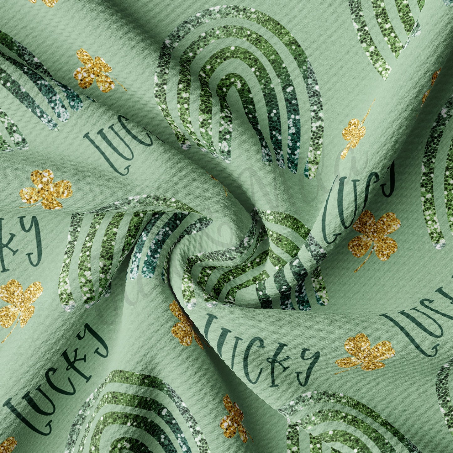 St. Patricks Day  Bullet Textured Fabric AA1193