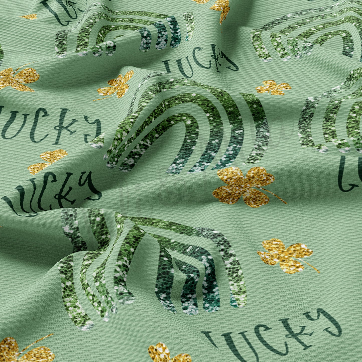 St. Patricks Day  Bullet Textured Fabric AA1193