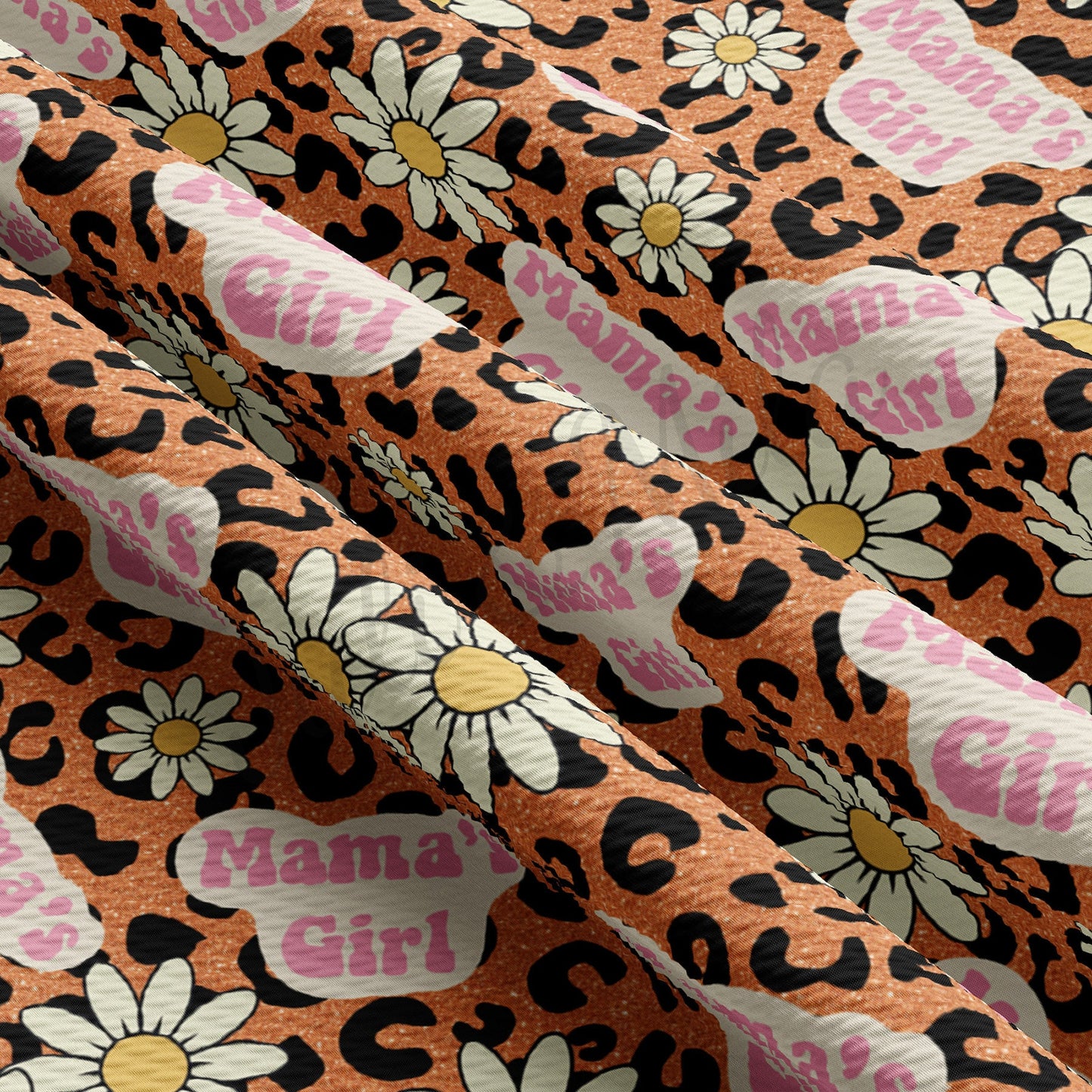 Mamas Girl  Bullet Textured Fabric AA1207
