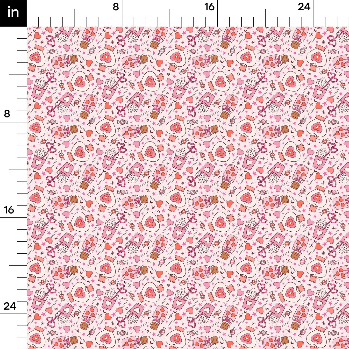 Valentines Day  Bullet Textured Fabric  AA1218
