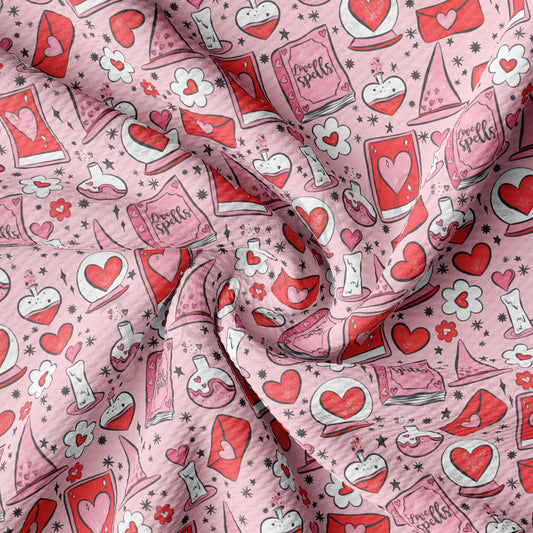 Valentines Day Bullet Textured Fabric AA1223