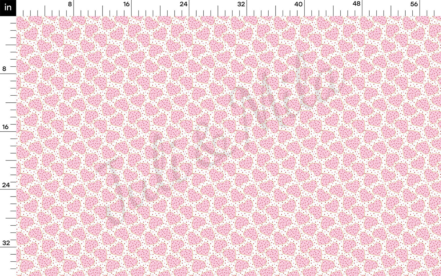 Valentines Day Bullet Textured Fabric  AA1224