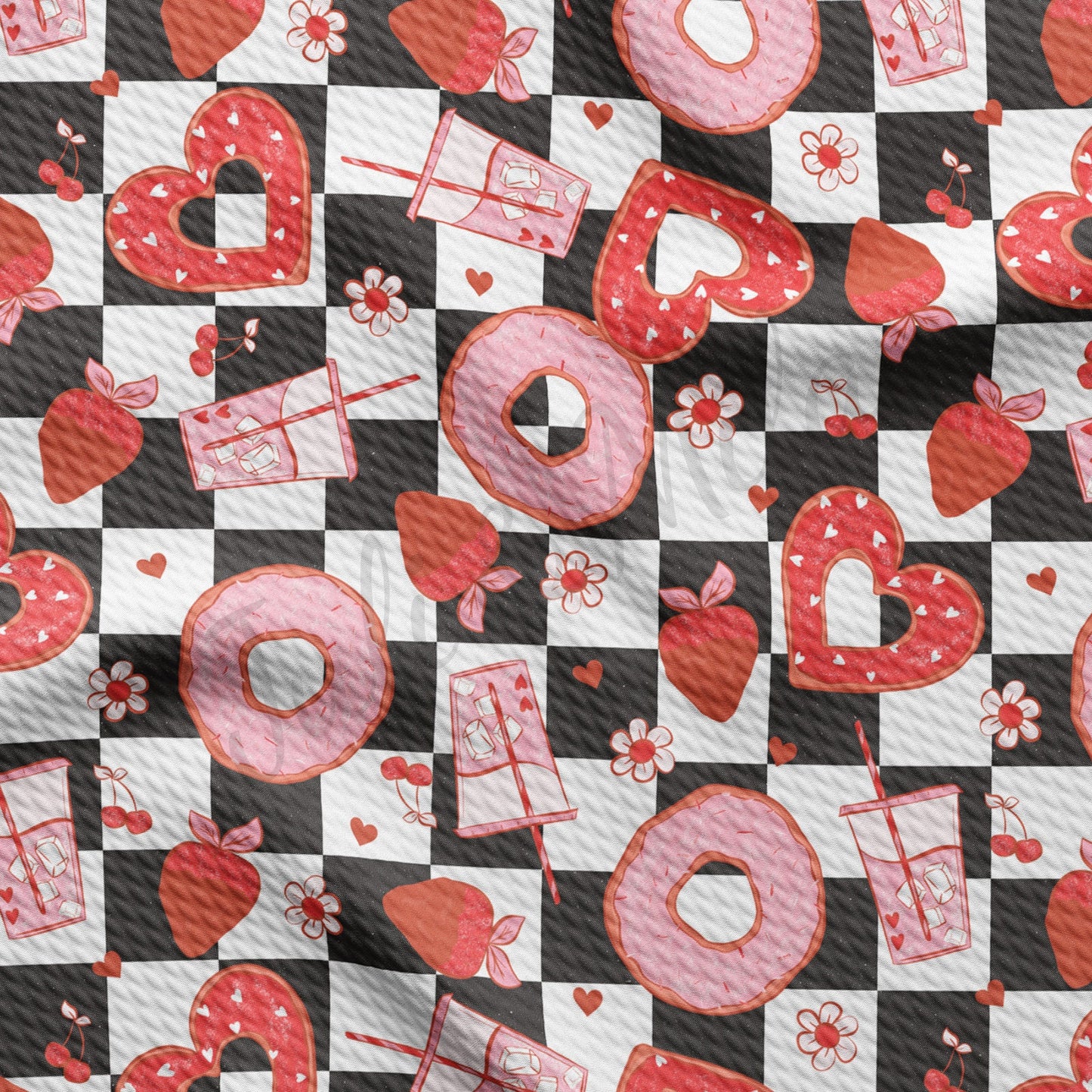 Valentines Day  Bullet Textured Fabric  AA1226