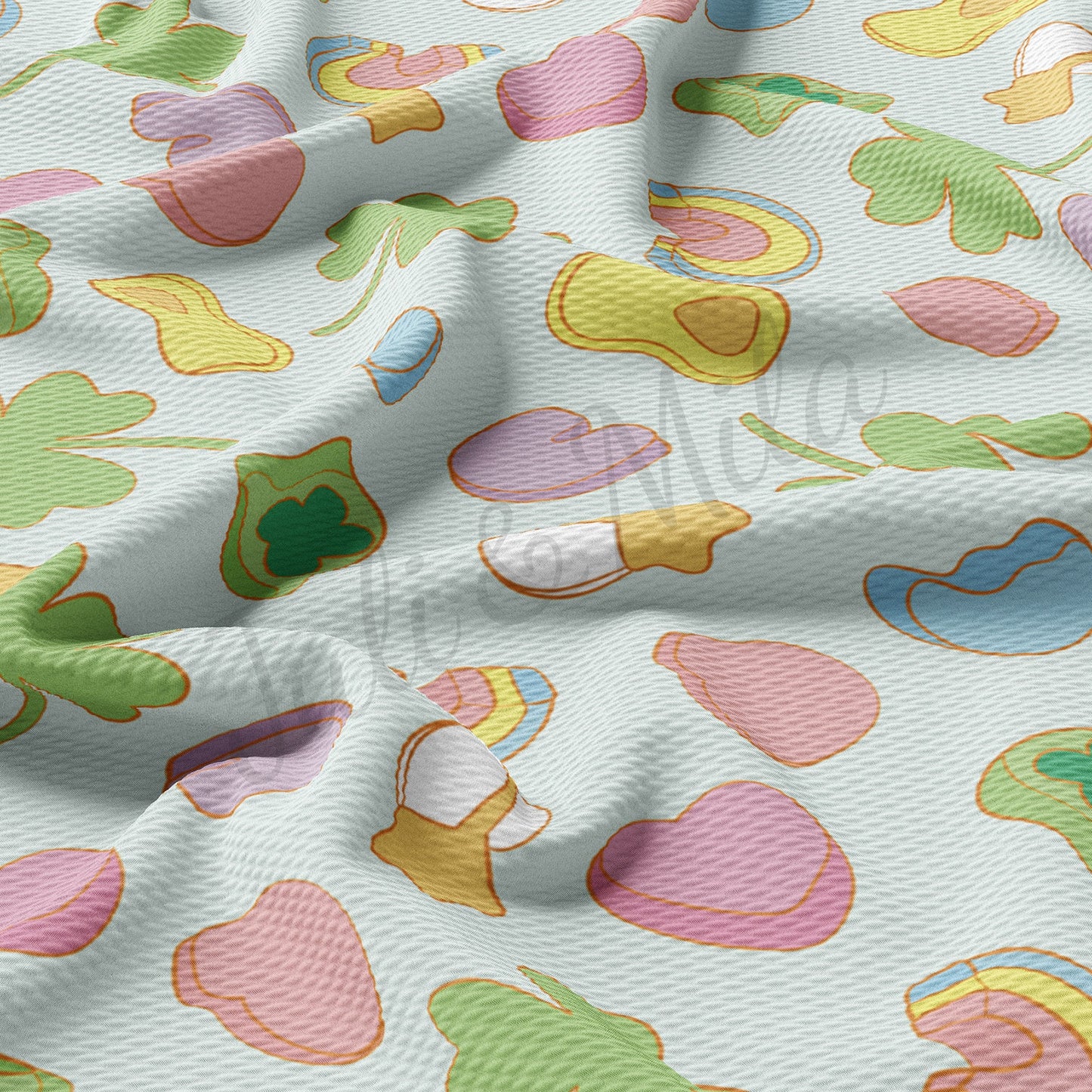 St. Patricks Day Bullet Textured Fabric AA1236