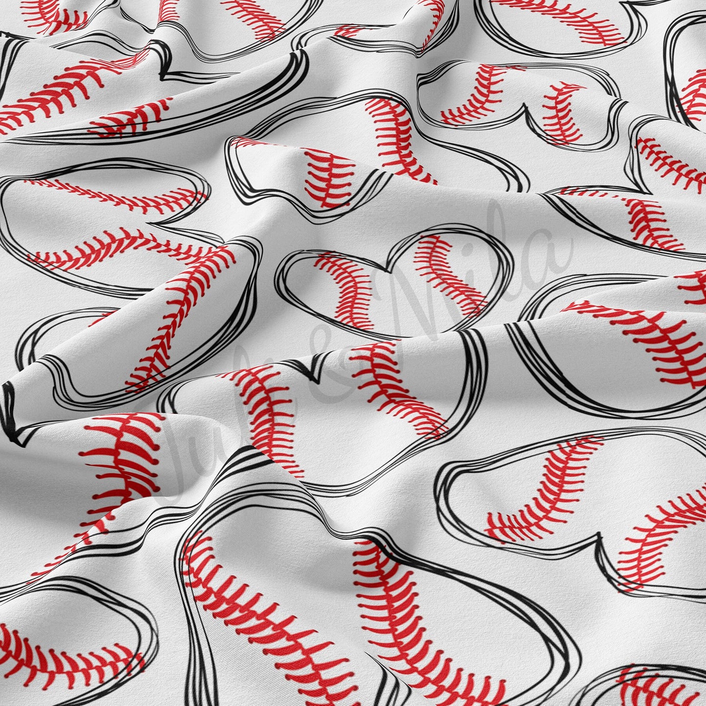 DBP Fabric Double Brushed Polyester Fabric DBP227 Baseball