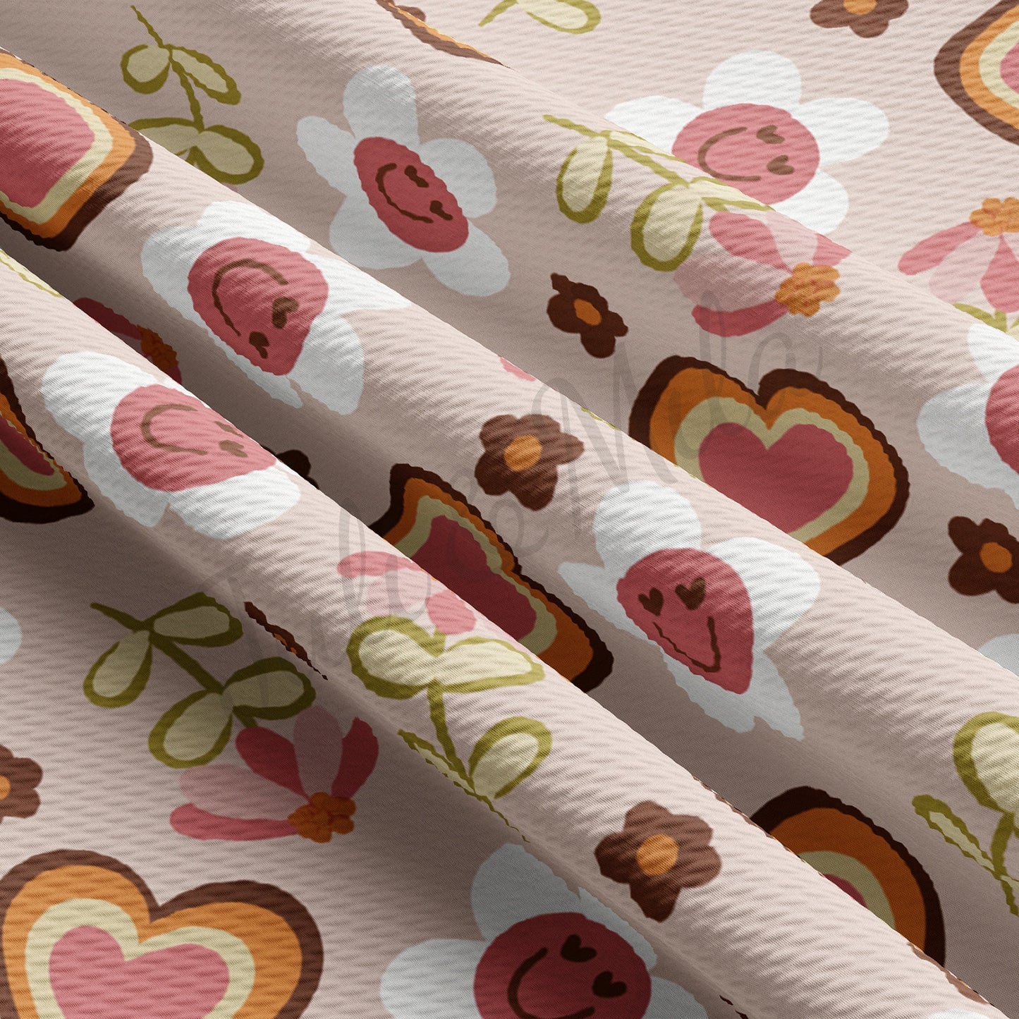Valentines Day Bullet Textured Fabric  AA1115