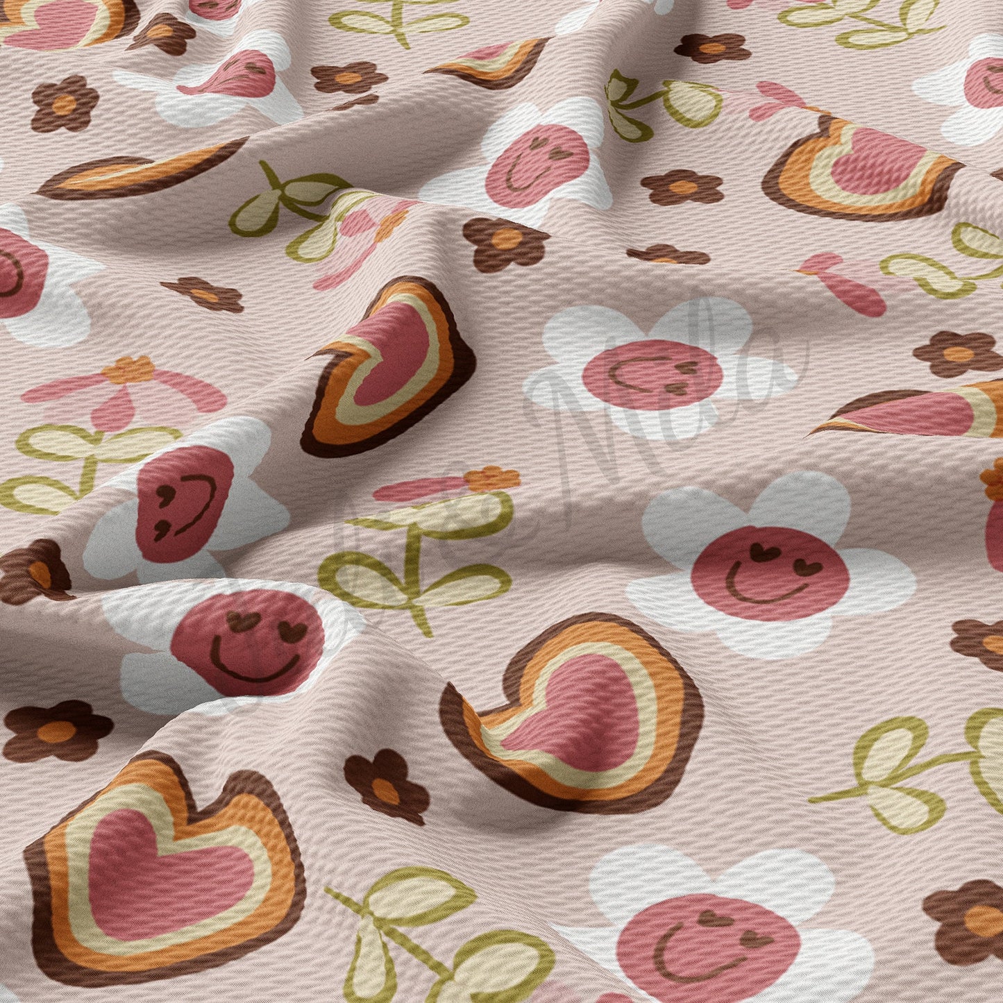 Valentines Day Bullet Textured Fabric  AA1115