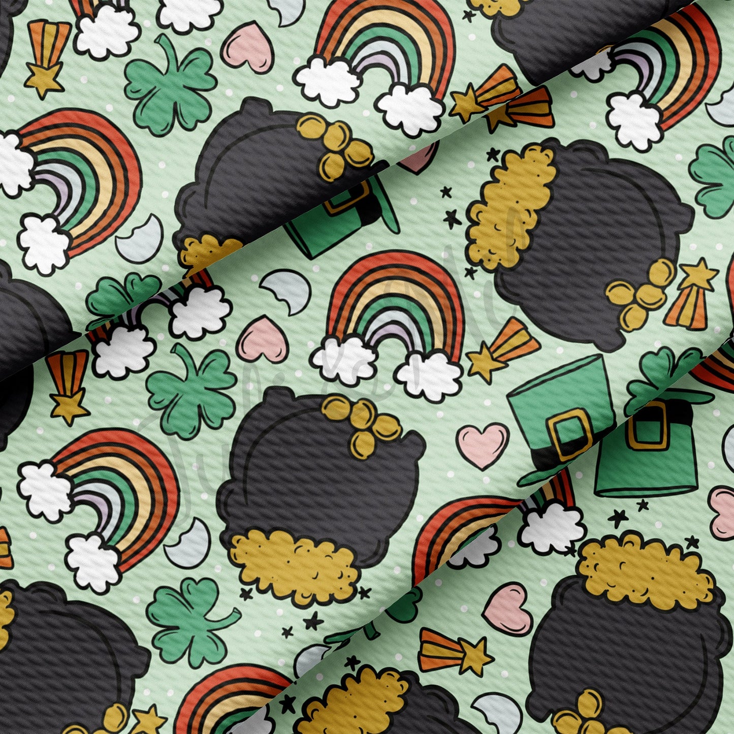 St. Patricks Day Bullet Textured Fabric AA1126