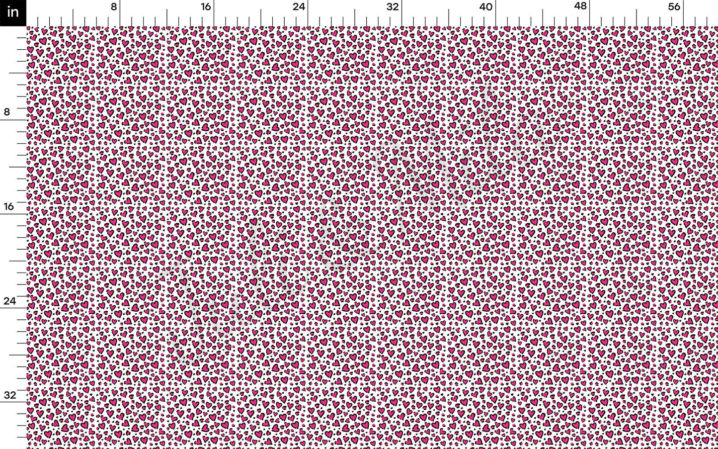 Valentines Day Bullet Textured Fabric AA1284