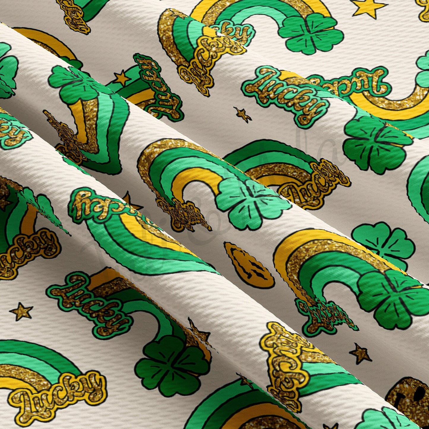 St. Patricks Day Bullet Textured Fabric A1294