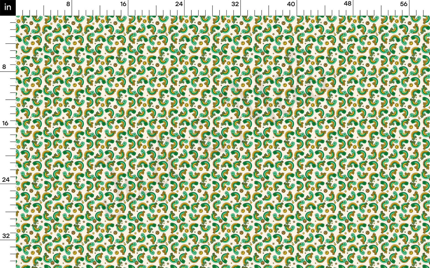 St. Patricks Day Bullet Textured Fabric A1294
