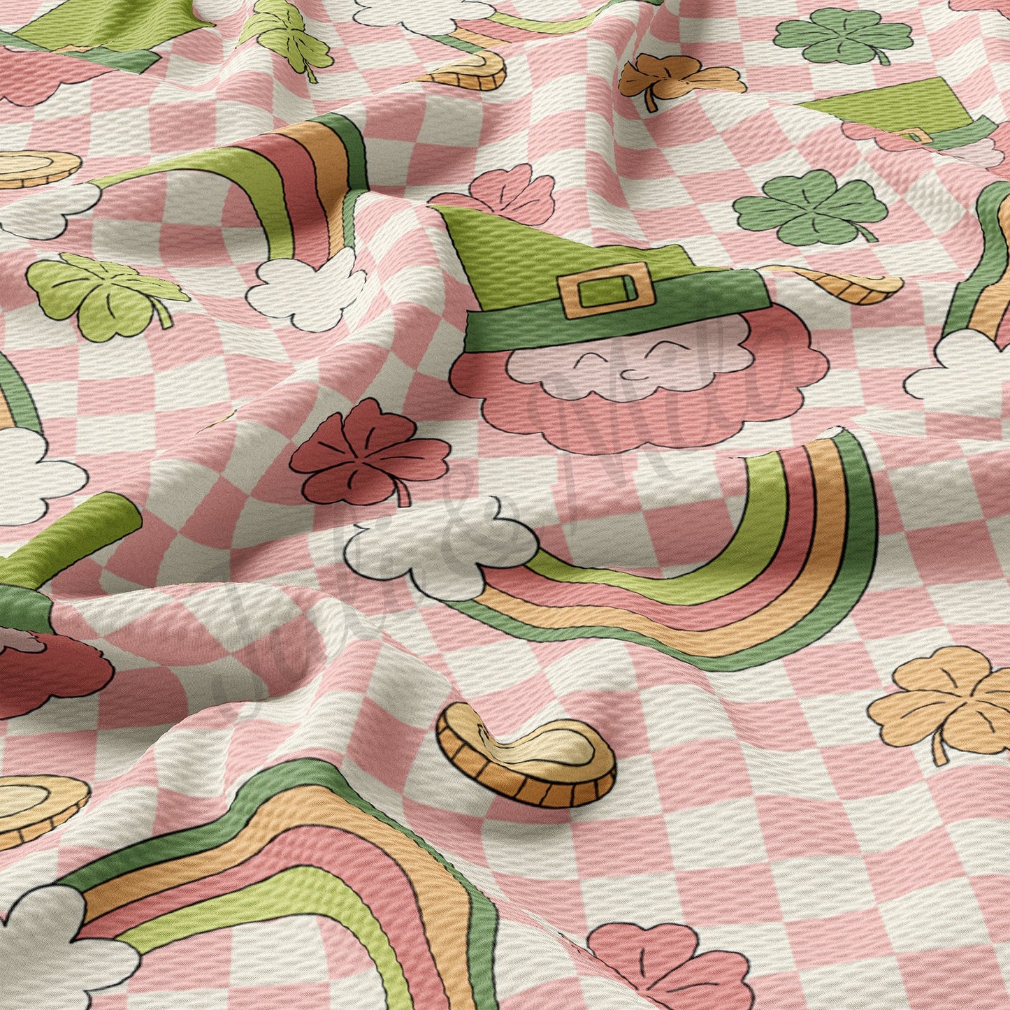 St. Patricks Day Bullet Textured Fabric AA1297