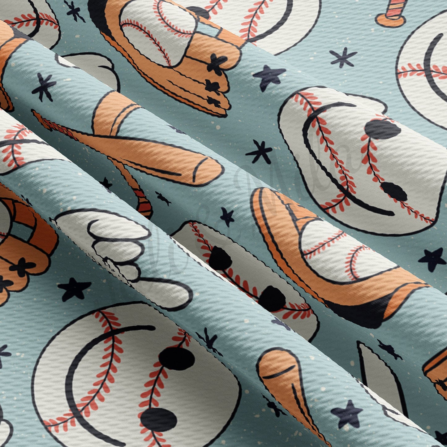 Baseball Bullet Textured Fabric AA1136