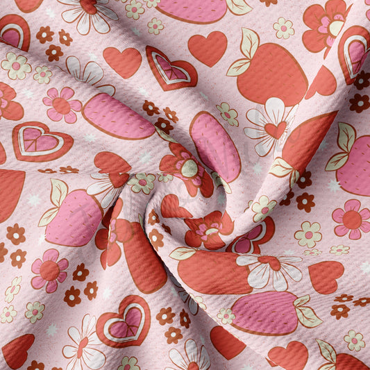 Valentines Day  Bullet Textured Fabric  AA1158