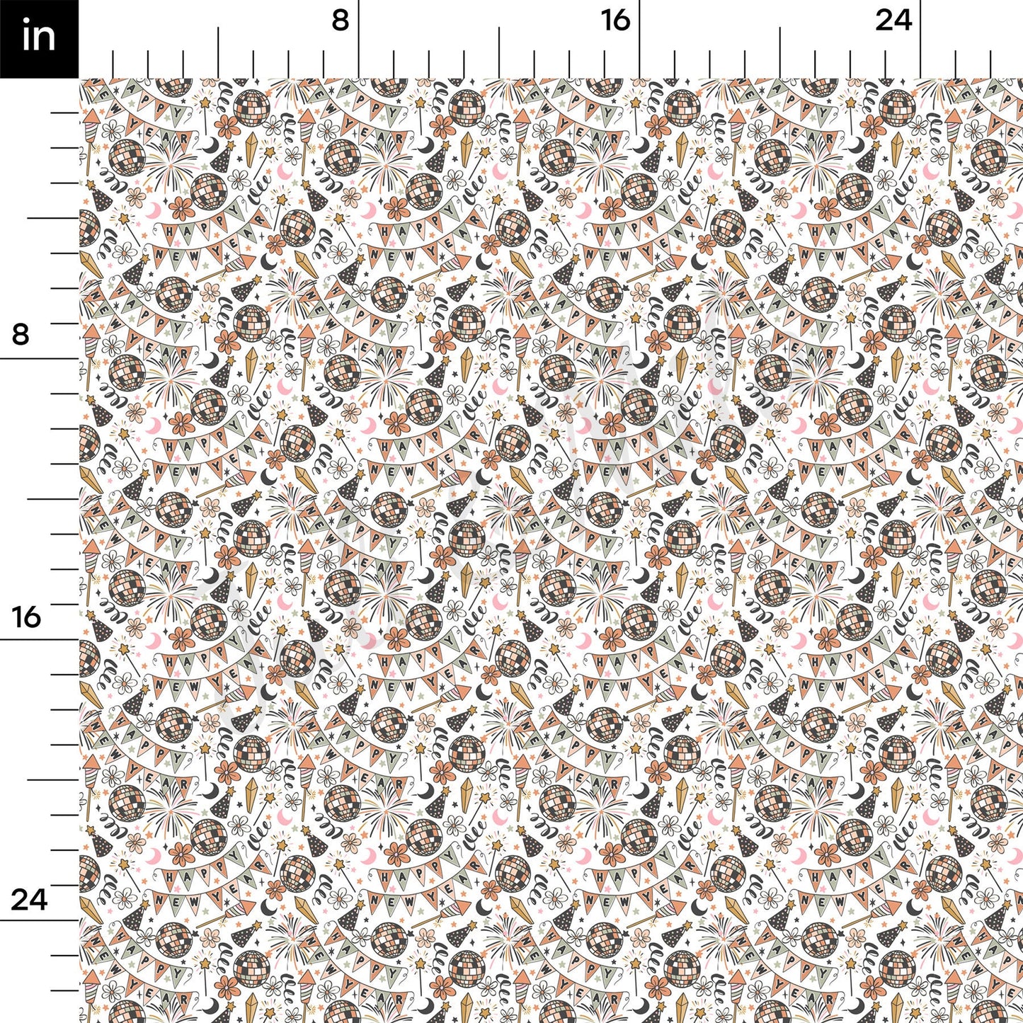 New Year  Bullet Textured Fabric AA1178