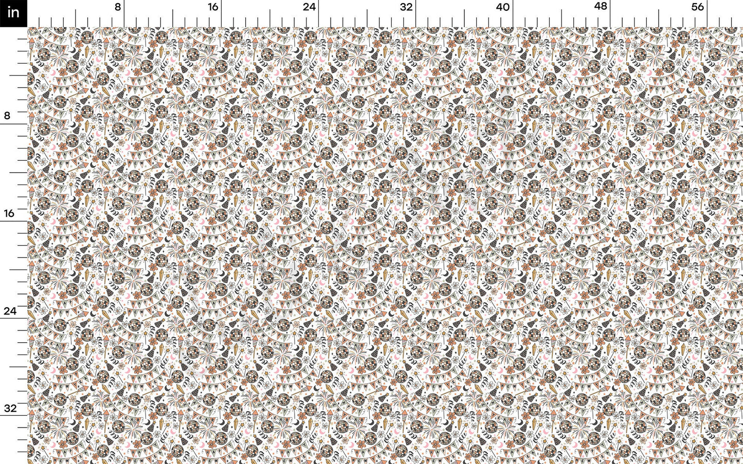 New Year  Bullet Textured Fabric AA1178