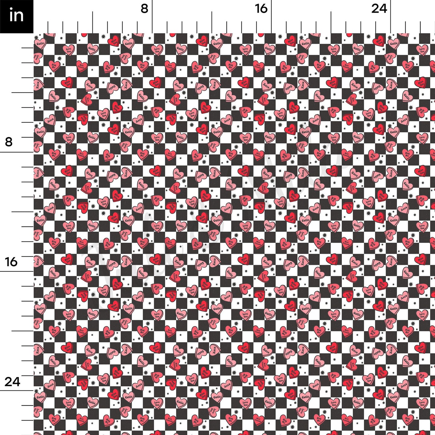 Valentines Day Bullet Textured Fabric  AA1181