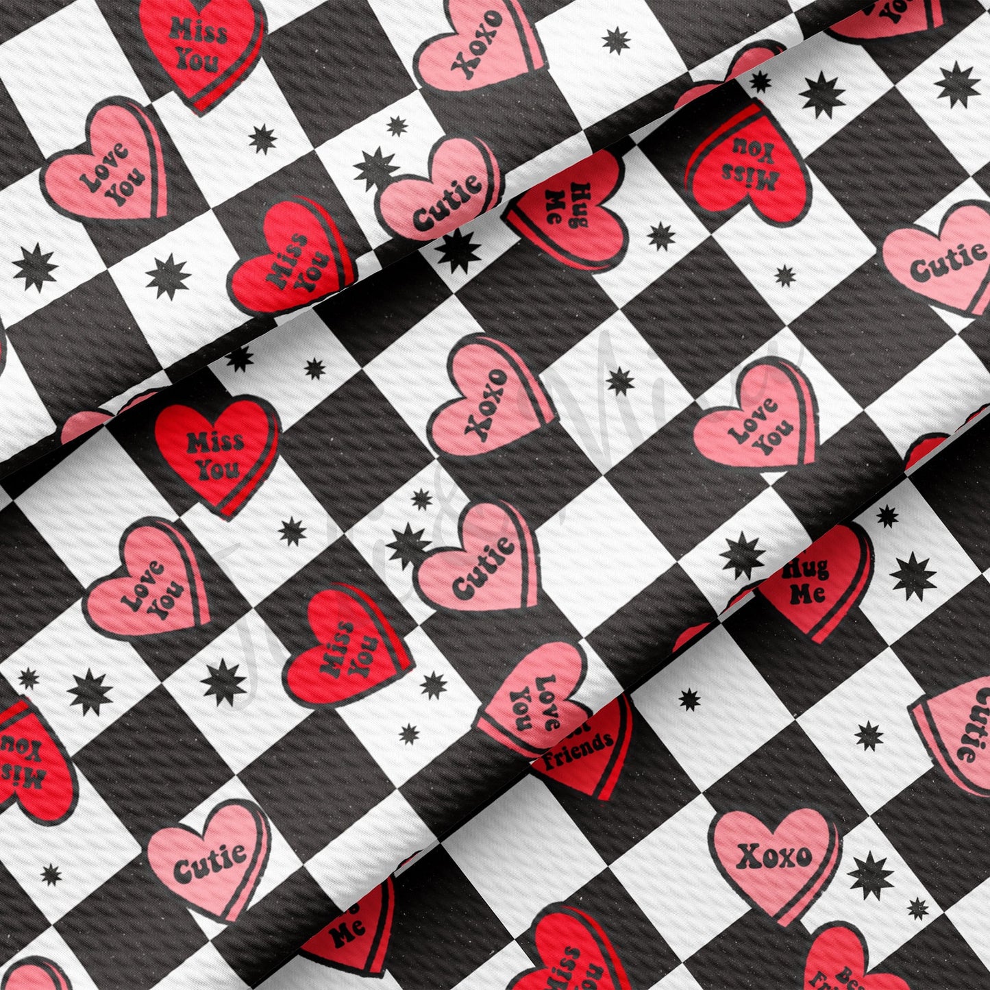 Valentines Day Bullet Textured Fabric  AA1181